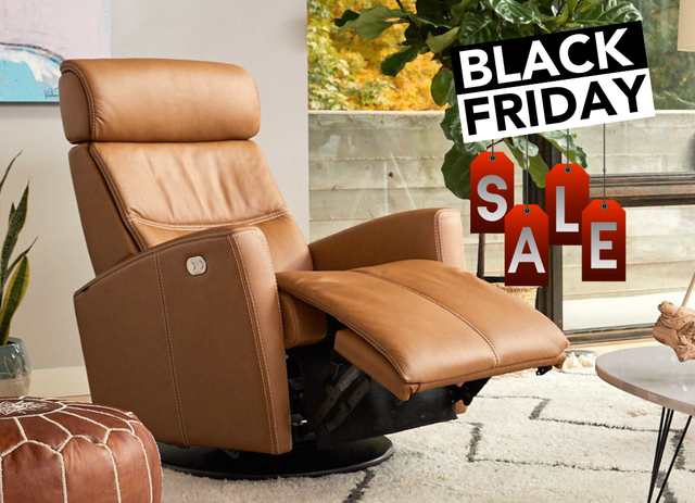Black friday leather recliner deals discount